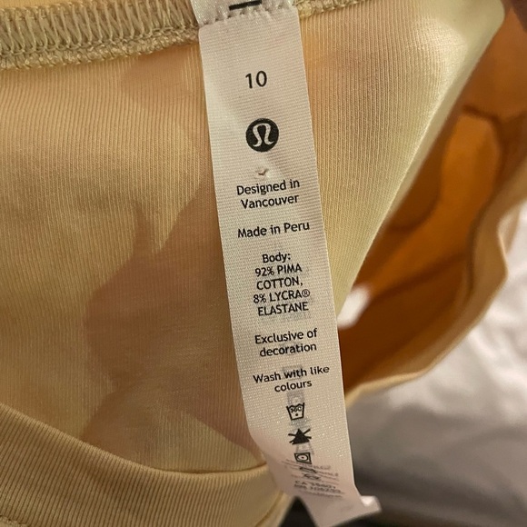 Lululemon cotton wrap front t-shirt dress size 10 new with tags - Picture 3 of 7